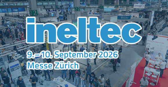 ineltec 2026 in der Messe Zürich – VOLTA in Halle 4, Stand D28